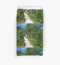*A Country Path in a Country Garden - Daylesford, Vic. Australia Duvet Cover