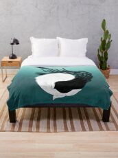 Sea Frenemies Throw Blanket