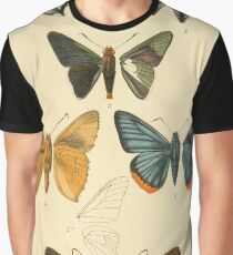 Vintage Moth Illustrations Graphic T-Shirt