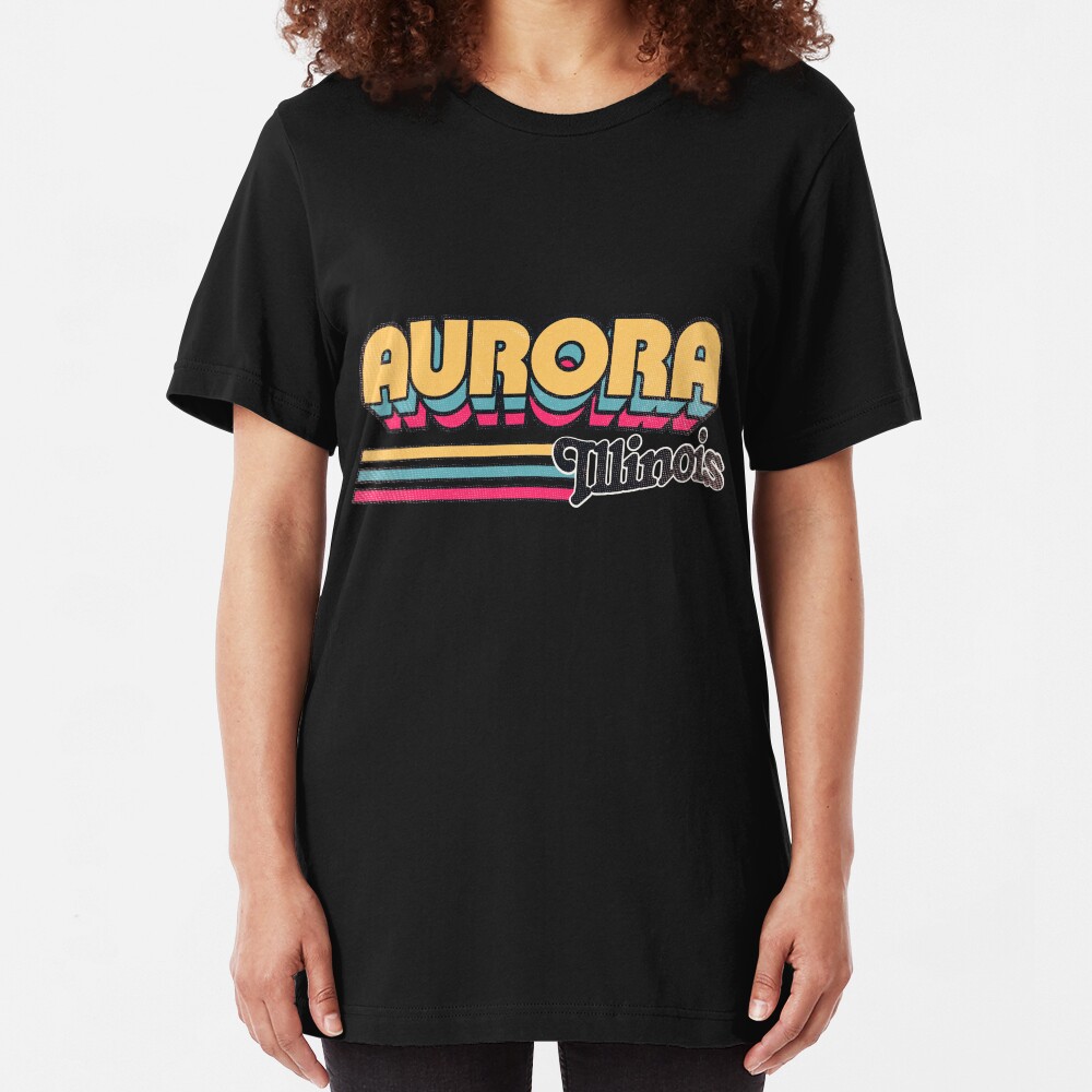 Aurora, IL | City Stripes Slim Fit T-Shirt