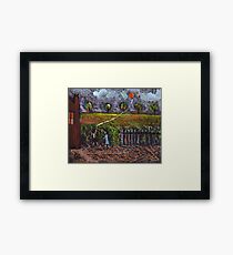 The balloon Framed Print
