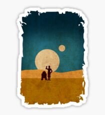 Droids In The Dunes Sticker