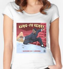 Kung Fu Kenny Tailliertes Rundhals-Shirt