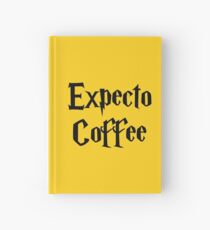 Expecto Coffee - I Await Coffee Hardcover Journal