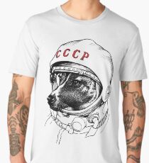 Laika, space traveler Men's Premium T-Shirt