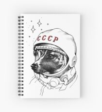 Laika, space traveler Spiral Notebook