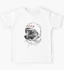 Laika, space traveler Kids Tee