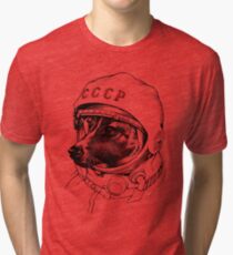 Laika, space traveler Tri-blend T-Shirt