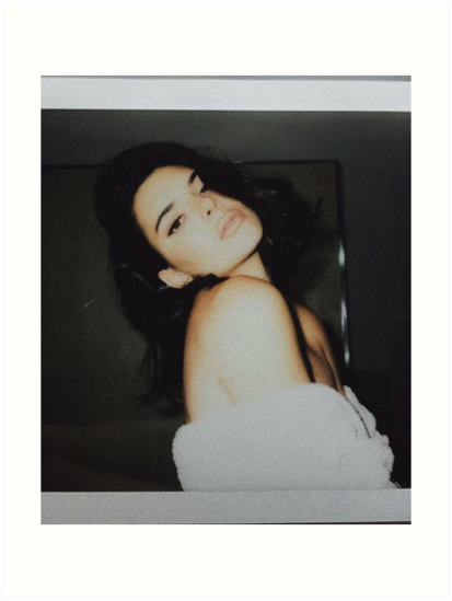 Kendall Jenner Polaroid Kunstdruck Von Chico31302