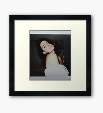 Kendall Jenner Polaroid Framed Print