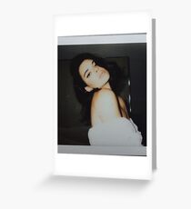 Kendall Jenner Polaroid Greeting Card