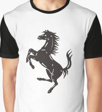 Ferarri Logo Merchandise Graphic T-Shirt