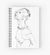 Simplefader-Character22 Spiral Notebook