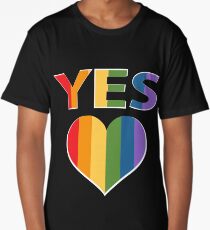 Yes to marriage equality Australia Long T-Shirt