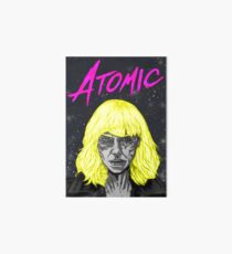 Atomare Blondine Galeriedruck