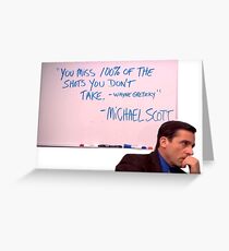 Michael Scott: Greeting Cards | Redbubble