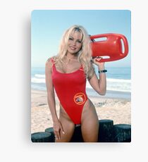 Pamela Anderson Baywatch Canvas Print