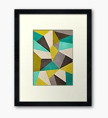 Polygons Framed Print