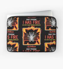 I Has Fire Laptop Sleeve