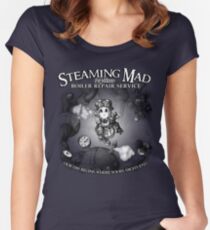 Steaming Mad Boiler Repair Women's Fitted Scoop T-Shirt