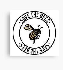 Save the bees Canvas Print