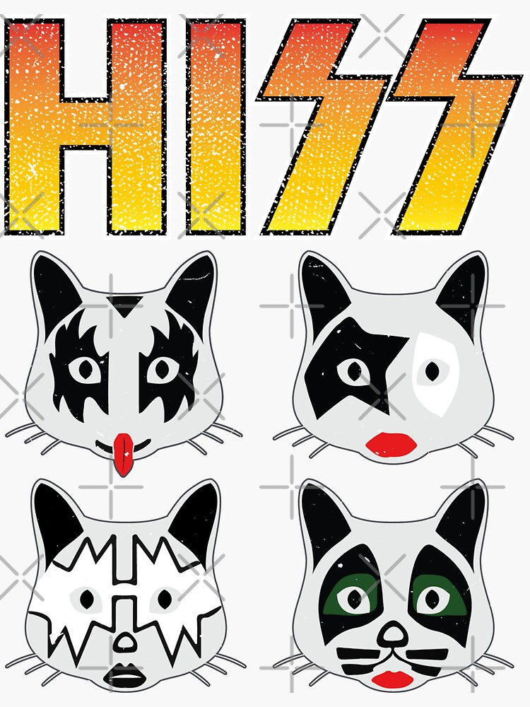Hiss Kiss - Cats Rock Band by NinjaDesignInc