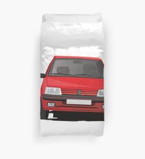 Cornering Peugeot 205 GTi hot hatch Duvet Cover