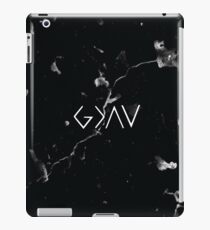Gott ist größer als die Höhen und Tiefen - Black Marble iPad-Hülle & Klebefolie