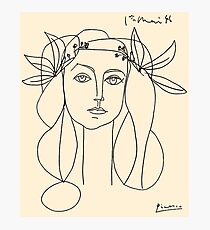 HEAD 1946 : Vintage Abstract Print Photographic Print