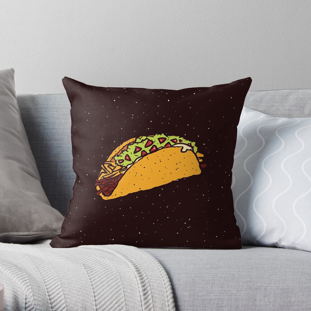 plush taco pillow