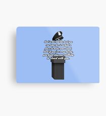 Kate Beckett stand with you Metal Print