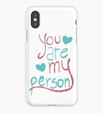 My person iPhone Case
