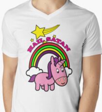 Hail Satan - Cute Men's V-Neck T-Shirt