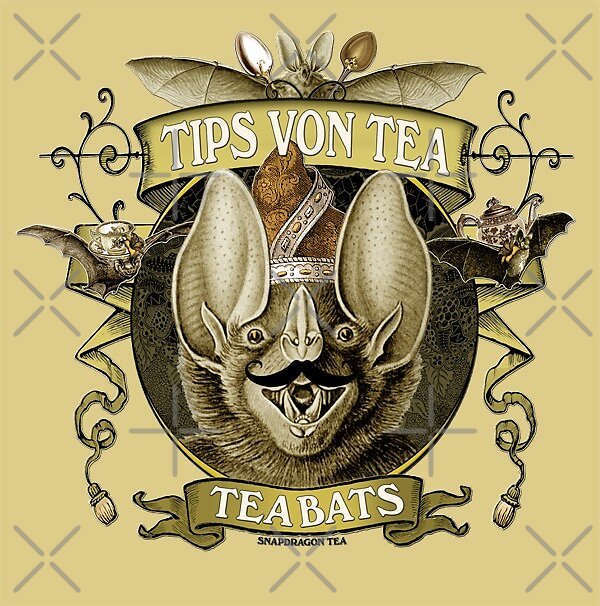 The Tea Bats featuring Tips Von Tea by Bethalynne Bajema