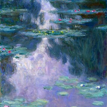 Water Lilies (Nympheas) 1907 Claude Monet Fine Art Art Board Print for  Sale by Vicky Brago-Mitchell®