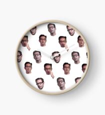 Jeff Kaplan Face Compilation Clock