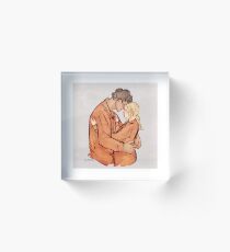 Bellarke embrace Acrylic Block