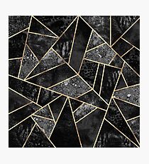 Black Stone 2 Photographic Print