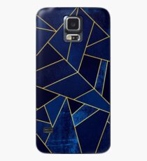 Blue Stone / Yellow Lines Case/Skin for Samsung Galaxy