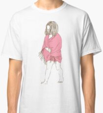 Little girl in a pink dress Classic T-Shirt