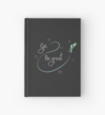 Cuaderno de tapa dura Ir. Se bueno. (negro)