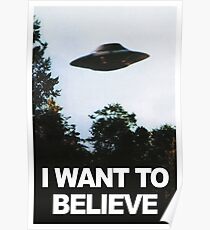 I Want to Believe Poster