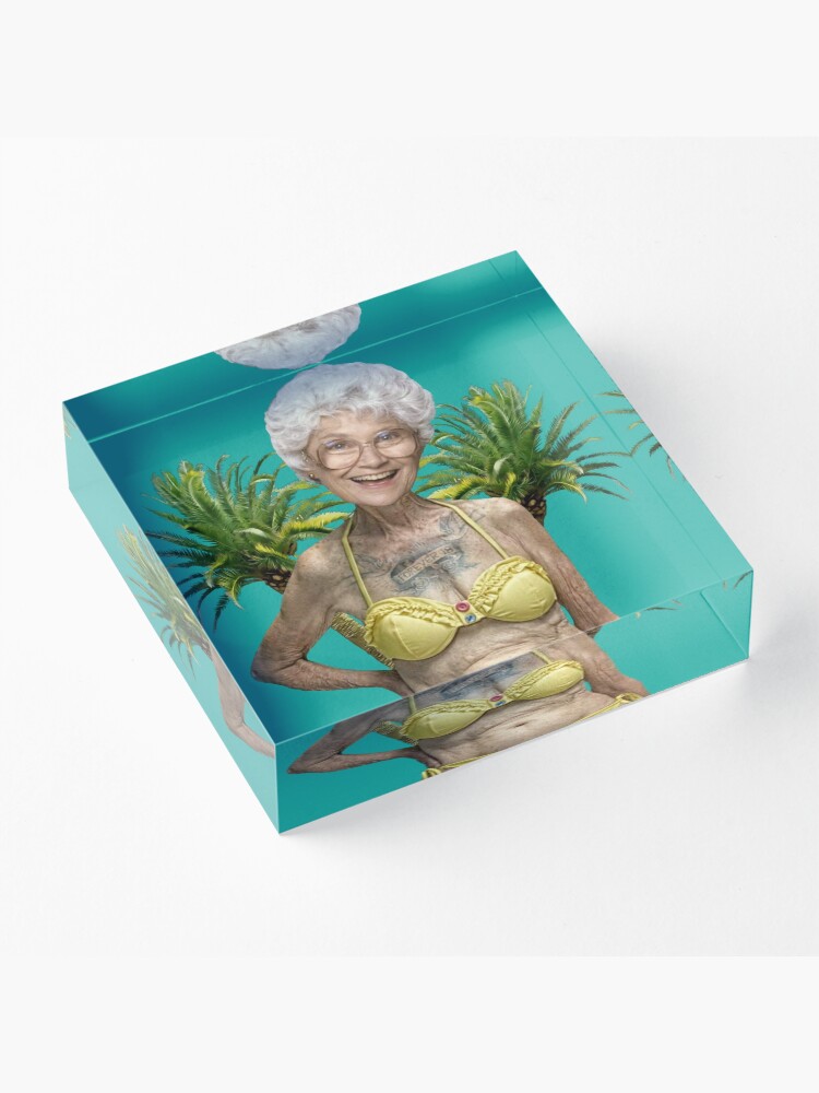 Alternate view of Golden Girls - Sophia Petrillo Acrylic Block