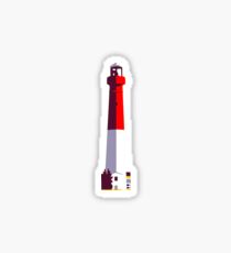 Barnegat Lighthouse Cartoon Long Beach Island Sticker