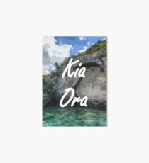 Kia Ora - New Zealand nature Art Board