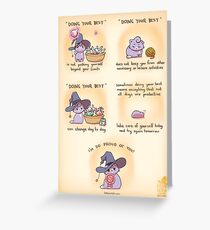 Doing Your Best Greeting Card
