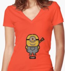 Ukulele Stuart Women's Fitted V-Neck T-Shirt