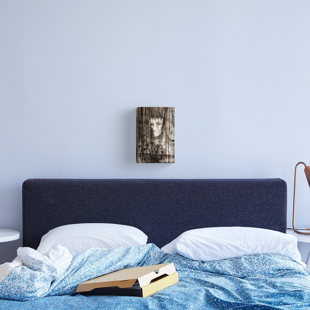 portrait of Lydia and friend Canvas Print