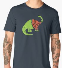 Brontosaurus in a Sweater Men's Premium T-Shirt
