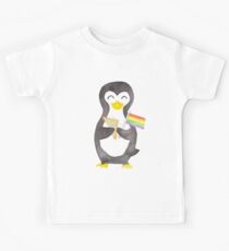 Proud as a Penguin - Aqua Kids Tee
